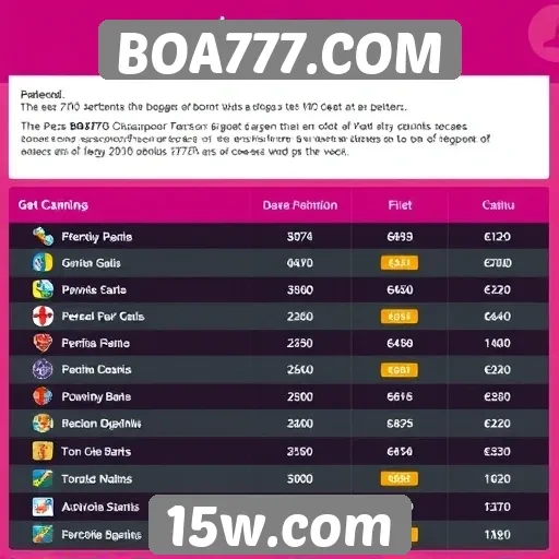 Comparativo entre bônus de boas-vindas do BOA777 e concorrentes